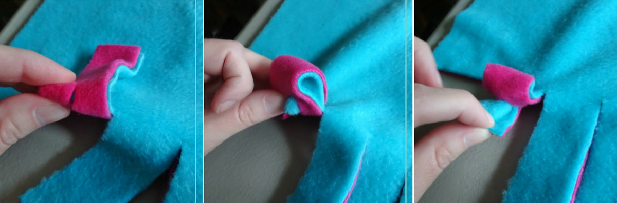No-sew fleece tie blanket tutorial easy